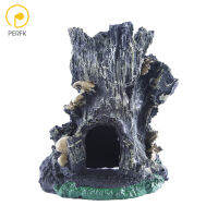 Perfk Resin Rockery Akuarium Hiasan Hiasan Hiasan Ikan Ikan Reptilia Vivarium Terrarium Hiasan