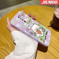 เคส JIUMOO สำหรับ Xiaomi MI POCO X2 POCO F2 Redmi เคส K30การ์ตูน Luck กระต่ายเคสมือถือนิ่มบางลายขอบสี่เหลี่ยมด้านข้างเคสซิลิโคนนิ่มเคสป้องกันการกระแทก