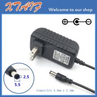 Free shipping NEW 1PCS AC/DC 9V 2A Switching Power Supply adapter Reverse Polarity Negative Inside US plug 5.5mm x 2.1mm-2.5mm