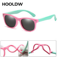 【cw】HOOL 2020 New Kids Sunglasses Children Polarized Sun Glasses Boys Girls Silicone Safety Glasses UV400 Baby Eyewear With Boxes