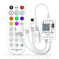 WiFi Smart RGB Music Controller for Light + Infrared Remote Control 24 Keys Wireless for Color Strip Lights