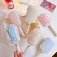 Cute mermaid airbag comb girl heart carry comb girl ins pearlescent color anti-static massage air cushion comb