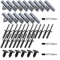 78pcs Plastic Expansion Rivets Car Fender Flare Retainer Clips Auto Bumper Shield Mounting Kit for Jeep Wrangler JK 2007-2018