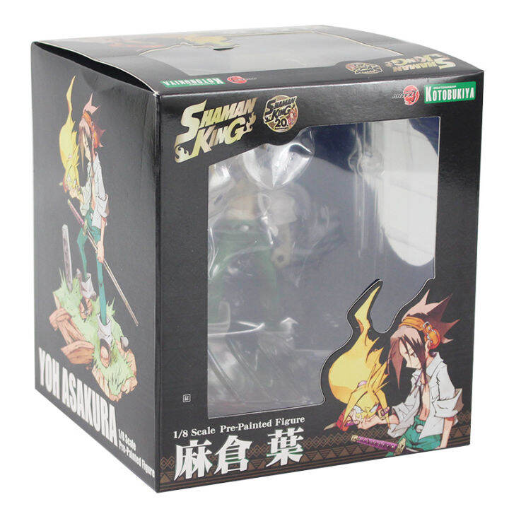 artfx-j-อะนิเมะ-shaman-king-yoh-asakura-1-8-scale-pre-painted-pvc-ตุ๊กตาขยับแขนขาได้สะสมของเล่นตุ๊กตาของขวัญ