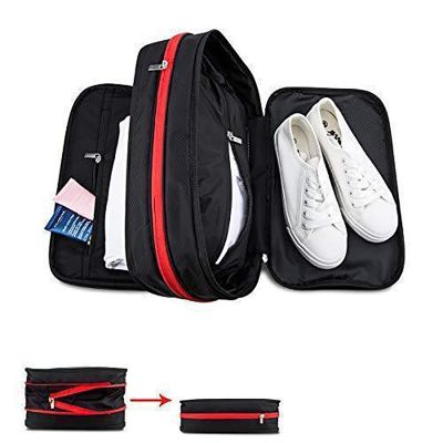 【CW】❍卐  Compression Packing Cubes Layer Storage for Clothing Shoes Suitcases