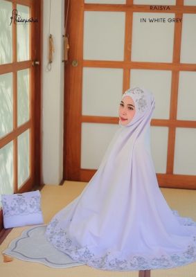 ชุดมุสลิมชุดละหมาดสำหรับผู้หญิง ผ้าละหมาดแถมฟรีกระเป๋าเนื้อผ้าRoselaผ้านิ่มใส่สบาย ฟรีไซซ์ 816