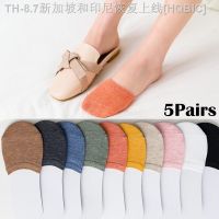 【hot】﹉□  5 Pairs Forefoot Socks Woman Color Female Half Foot Toe Cover Heels Invisible Cotton Breathable