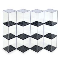 Minifigures Acrylic Display Box for Lego Minifigure Toy Doll Collectibles,Action Figure Building Block Stackable Display Case