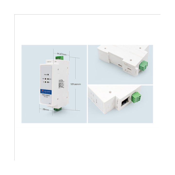 usr-dr302-din-rail-serial-rs485-to-ethernet-tcp-ip-server-module-ethernet-converter-modbus-rtu-to-modbus-tcp-unit