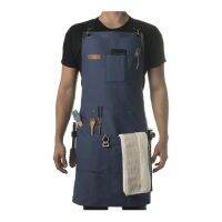 Woodworking Shop Canvas Kitchen Aprons Fully Adjustable to Comfortably Fit Men Size S to XXL Aprons