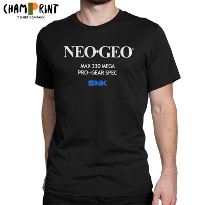 Funny Fatal Fury Neo Geo Startup Screen T Shirts Men Round Collar 100% Cotton T Shirt Short Sleeve Tee Shirt Gift Idea Clothes XS-6XL