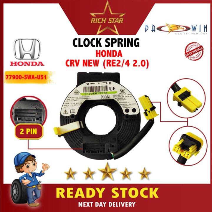 【Honda CRV(NEW/SWAU51)RE2 4/2.0 SPIRAL CABLE/CLOCK SPRING】2PIN Double