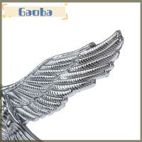 Gaoba แผ่นปิดด้านหน้ารถตราเครื่องประดับหน้ารถโครเมี่ยมสัญลักษณ์3D รูปนกอินทรีสำหรับรถยนต์