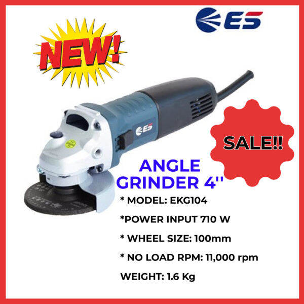 Electric Disc Grinder/ANGLE GRINDER 4'', MODEL EKG 104, KOREAN BRAND