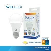 ( Pro+++ ) คุ้มค่า WELLUX หลอดไฟตรวจจับแสงชิปซัมซุง 10W แสงวอร์ม เปิด-ปิดเองอัตโนมัติ LED Light Sensor ขั้วE27 ราคาดี หลอด ไฟ หลอดไฟตกแต่ง หลอดไฟบ้าน หลอดไฟพลังแดด