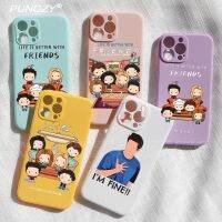 【16- digits】 PUNQZY Coffee Friends รายการทีวีลูกค้าเคสโทรศัพท์คุณภาพสูงสำหรับ iPhone 13 12 PRO MAX 6S 8 7S Plus X 11 PRO XR XS Matte Cover