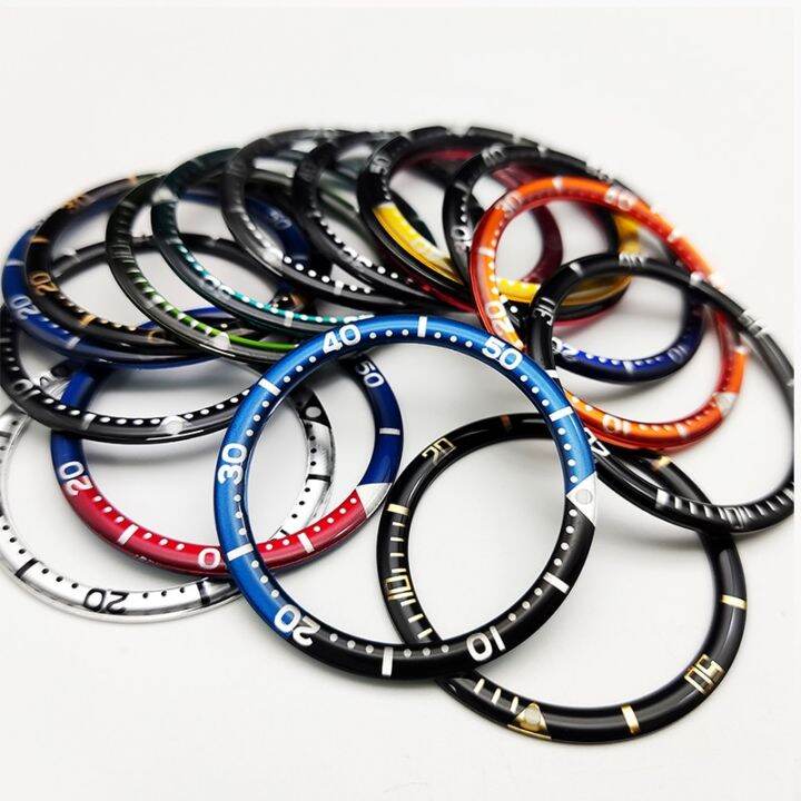 38Mm SKX007 Resin Aluminum Bezel Insert Watch Parts Fit Seiko SKX007