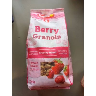 🔷New Arrival🔷 Familia Berry Granola ธัญพืช อบกรอบ รสราสพ์เบอร์รี่ และ สตรอเบอร์รี่ 500  กรัม 🔷🔷