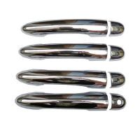 Chrome Door Handle Cover Trim ABS Plastic Imitation Carbon Fiber for Renault Clio 3 Iii Mk3 Car Accessories 8 Pcs