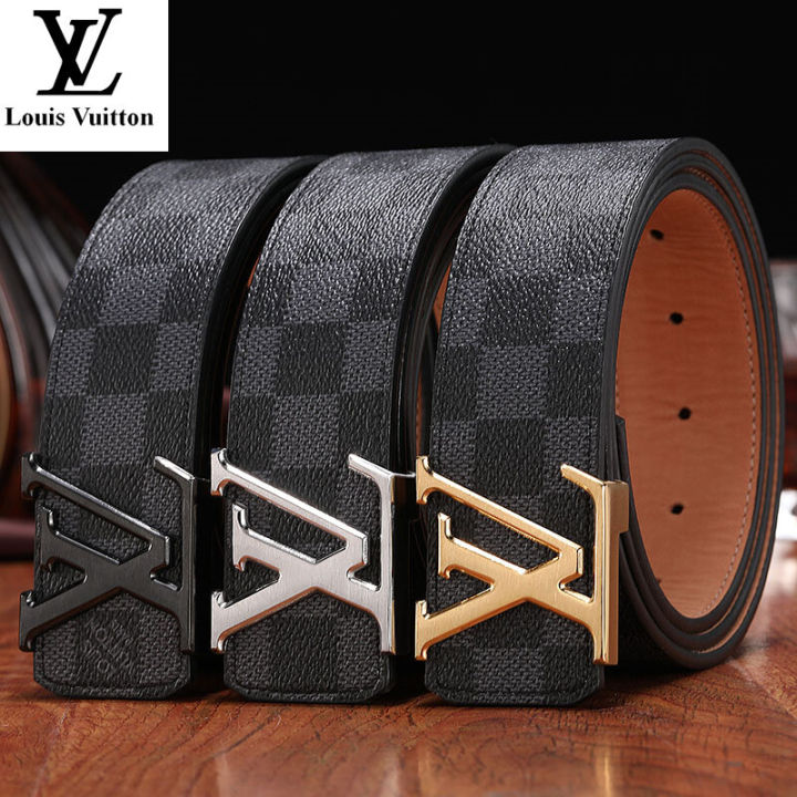 Leather Luxury L V Belt, Luxury V Belts Genuine