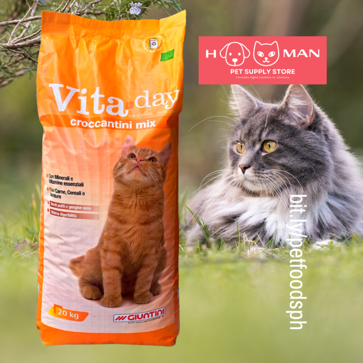 VITA DAY, CAT FOOD, CROCCATINI MIX, 20kg for KITTEN, ADULT, PREGNANT CATS Lazada PH
