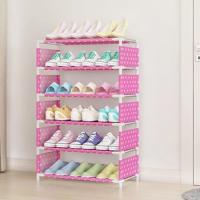 DRAWER ชั้นวางรองเท้า  6 ชั้น DIY (ขนาด 60 x 85 x 30) Shoes Rack (ปรับได้)   - KA