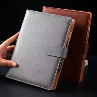 New A6 Retro Notebook Cover Leather School Supplies Multi-Color Planner Office 365 Diary Sketchbook Agenda 2021 Coil Notebook