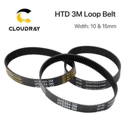 Cloudray Htd 3M สายพานยางแบบวงปิดเข็มขัดจับเวลาถอดได้หลากหลายสำหรับเครื่องตัดแกะสลักด้วยเลเซอร์ Co2/เครื่องพิมพ์3d