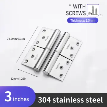 PER BOX) Stainless Steel Door Hinge Bisagra Folding Butt Hinges Mini Small  Hinges (20pcs)