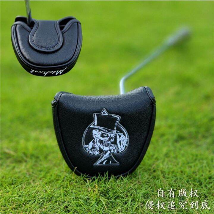 2023-michael-michael-skulls-golf-clubs-set-of-push-rod-head-wood-set-ball-head-protective-cap-set