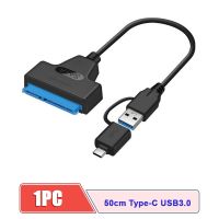 USB ใหม่ SATA 3สาย Sata เป็น USB USB อะแดปเตอร์3.0ถึง6 Gbps รองรับ SSD ภายนอก2.5นิ้วฮาร์ดไดรฟ์22 Pin Sata III A25 2.0เครือข่าย USB ตัวแปลงเครือข่าย USB