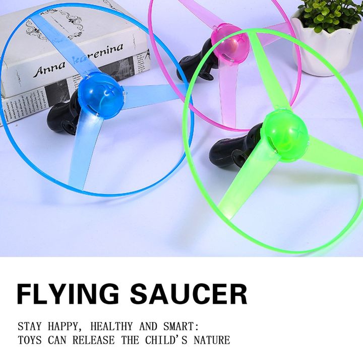 สินค้าขายดี-funny-spinning-flyer-luminous-flying-disk-led-light-handle-flash-for-kids