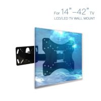 ขาแขวนทีวีขาเดียวติดผนังแบบปรับก้มเงยได้ Functional Single Arm Full Motion Tilt Swivel LED TV Wall Mount Bracket 14"~42" - intl (0618)