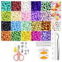 10500Pcs 3mm 20 Colors Glass Seed Beads for Bracelet Jewelry Making Kit, Beads Assortments Kit for Adults Girls