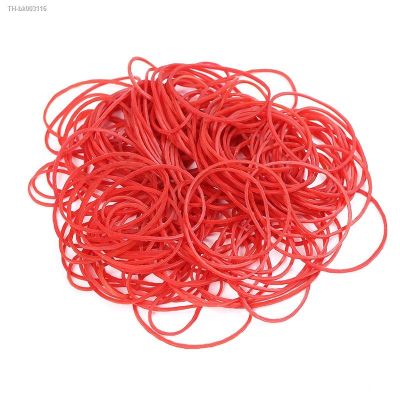 ☃✲ 100/200Pcs Factory Direct Sales 50x1.4mm Red Rubber Band High Elasticity Rubber Bands