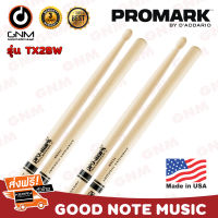 Promark© ไม้กลอง 2B ระดับมืออาชีพ รุ่น TX2BW  ( 2 คู่ )