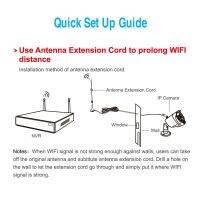 7DBi 2.4G/5G/5.8G Wifi Antenna Booster Aerial Extension Cable Wireless For IP Cam