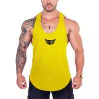 Muscle Guys Summer Breathable Gym Bodybuilding Casual Tank Tops Mesh Moisture Wicking Quick Dry Sleeveless Mens Casual T-Shirt