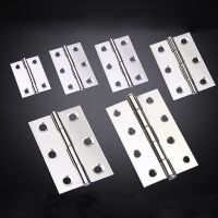 5Pcs/lot 1/1.5/2/2.5/3 Inch Mini Flat Hinge Stainless Steel Cabinet Doors Windows Hinge Wooden Box DIY Door Hardware  Locks