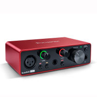 โปรโมชั่น Focusrite Scarlett Solo 3rd Gen 2อินพุต2เอาต์พุต USB อินเทอร์เฟซเสียงการ์ดเสียง Professional สำหรับบันทึกไมโครโฟน