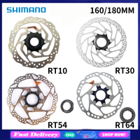 SHIMANO จานเบรคโรเตอร์ SM RT10 RT26 RT30 RT54 RT56 RT64 CENTER LOCK ชุดสำหรับจักรยานเสือภูเขา Disc XT SLX DEORE MTB จักรยาน