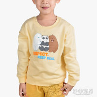 DOSH KIDS UNISEX SWEATER WE BARE BEARS เสื้อสเวตเตอร์แขนยาว เด็กชาย-เด็กหญิง DBBBT5005-LY