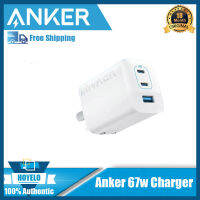 Anker ที่ชาร์จแบ A2674่เร็ว67W (GaN) เครื่องชาร์จติดผนังปลั๊กสากลหลายพอร์ตสำหรับ IPhone15/14/13/12ซีรีส์โทรศัพท์มือถือ