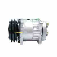 คอมแอร์ Volvo SD7H15 8 หู 24v. ร่องคู่ เกลียวขันออกตูด คอมเพรสเซอร์ แอร์ วอลโว่ ทรัค Truck Sanden คอมแอร์รถยนต์ Compressor