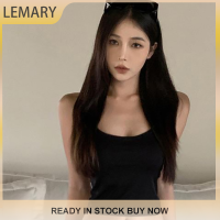 Lemary เสื้อคล้องคอเปิดหลังเซ็กซี่สำหรับผู้หญิง,เสื้อกล้ามแขนกุดสำหรับสีทึบ