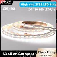 5m High-end 2835 LED Strip Light LEDsm 16.4ft Flexible Ribbon Led Tape RA90 SMD2835 Led Lights 3000K-6000K DC12V 24V