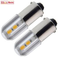 BA9S โคมไฟแสดงสถานะ Led T4W T11 2ชิ้นโคมไฟอุปกรณ์ตกแต่งภายในสีขาวอบอุ่น6โวลต์12โวลต์24โวลต์48โวลต์60โวลต์110โวลต์220โวลต์