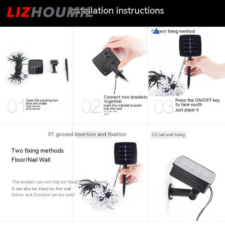 lizhoumil-โคมไฟพลังงานแสงอาทิตย์-5m-6-5m-7m-12m-โคมไฟ8ฟังก์ชั่นสายไฟ-led-นางฟ้าสำหรับของตกแต่งงานแต่งงานกลางแจ้ง