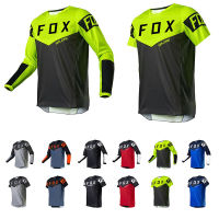 2021 Mens Downhill Jerseys Long+Short Raudax Fox Motorcycle Mountain Bike Team Downhill Jersey MTB Offroad Clothing FXR Bike