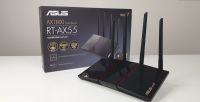 ROUTER (เราเตอร์) ASUS RT-AX55 AX1800 DUAL BAND WI-FI 6 สินค้ารับประกันศูนย์ 3+2 ปี